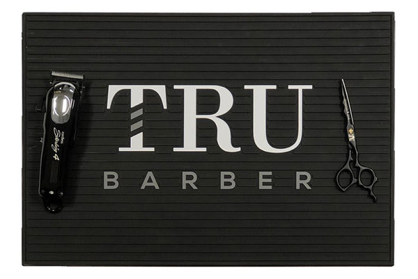 Barber Mat- Black/White