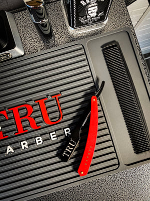 TRUBARBER Razor- Black/Red