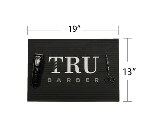 Barber Mat- Black/White